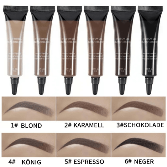 🔥Kauf eins, bekomme eins gratis – insgesamt 2 Stück🔥Langanhaltendes, wasserfestes und wischfestes flüssiges Augenbrauengel/Augenbrauenfarbe