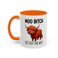 💥 **LETZTER TAG – 60 % RABATT! ⏰  “Moo Bitch, Get Out The Way“ Highland-Cow-Tasse 🐄☕