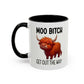 💥 **LETZTER TAG – 60 % RABATT! ⏰  “Moo Bitch, Get Out The Way“ Highland-Cow-Tasse 🐄☕