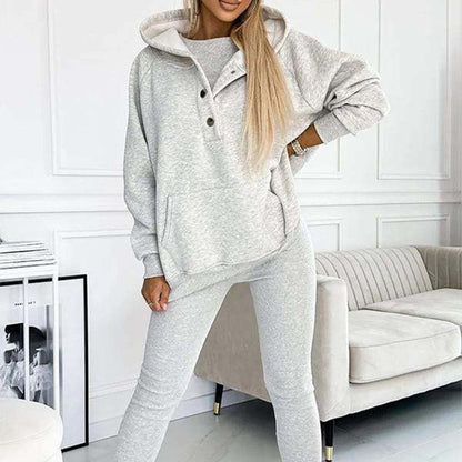 ⏳Begrenzte Zeit 50% Rabatt⏰Lässiger und bequemer Sweatshirt-Anzug mit Kapuze