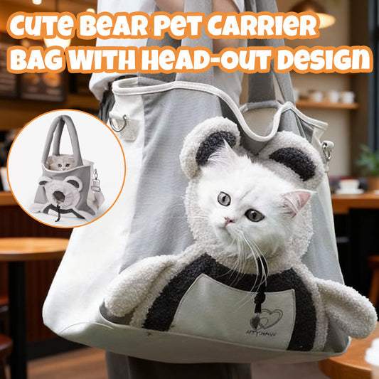 🔥 LAST DAY PROMOTION - 50%OFF 🔥 Cute Bear Pet Carrier Bag With Head-Out Design