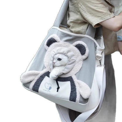 🔥 LAST DAY PROMOTION - 50%OFF 🔥 Cute Bear Pet Carrier Bag With Head-Out Design
